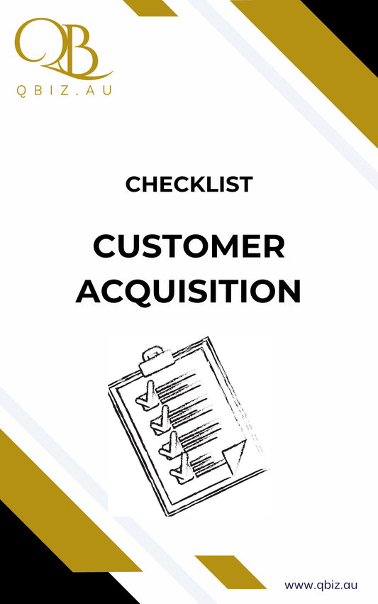 Checklist for Customer Acquisition:  Effective Methods for Attracting  and Retaining Customers