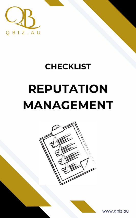 Checklist for Reputation Management: Protecting and Rebuilding Your Brand's Reputation After a Crisis