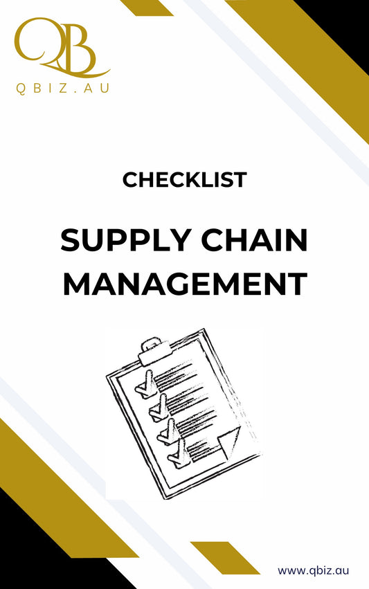 Checklist for Supply Chain Management: Best Practices for Managing Suppliers and Inventory Effectively