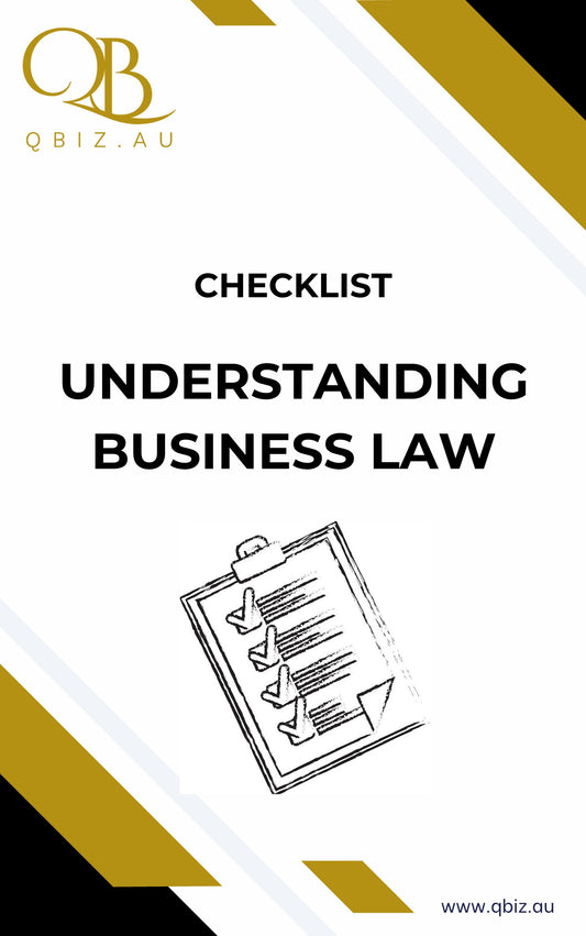 Checklist for Understanding Business Law: Key Legal Considerations for Small Businesses