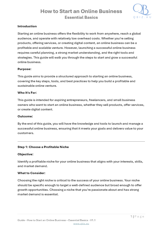How to Start an Online Business in Australia