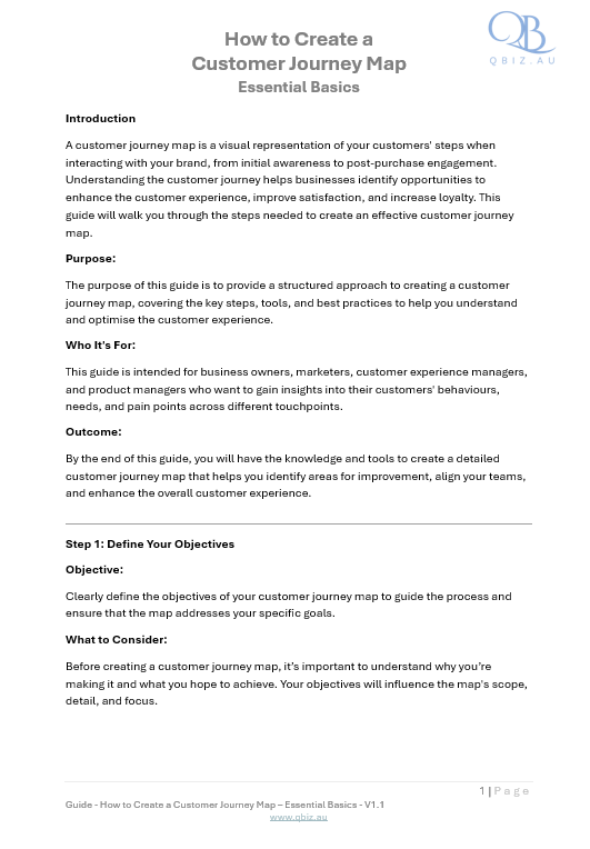 How to Create a Customer Journey Map
