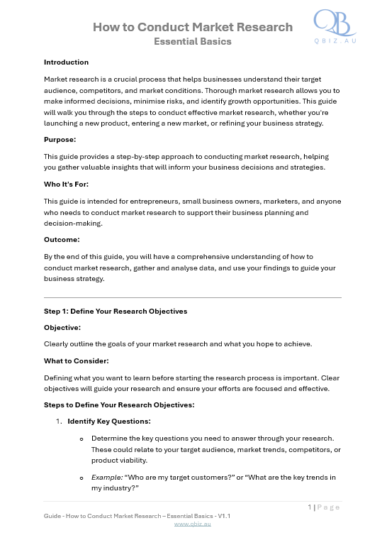 How to Conduct Market Research in Australia
