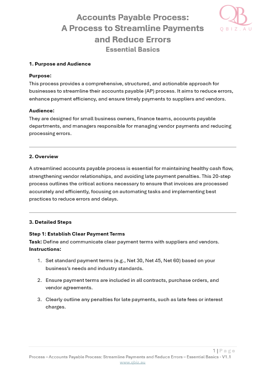 Accounts Payable Process: A Process to Streamline Payments and Reduce Errors