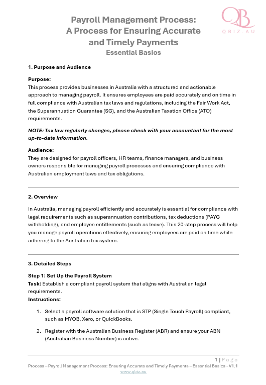 Payroll Management Process: A Process for Ensuring Accurate and Timely Payments