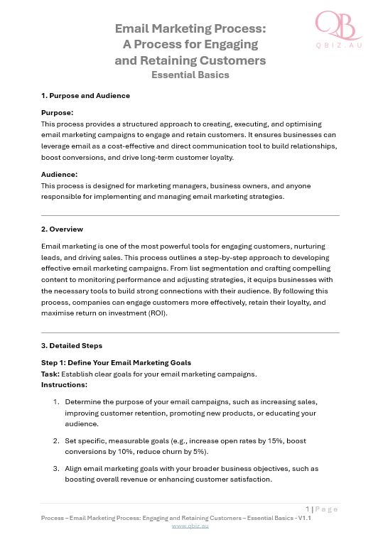 Email Marketing Process: A Process for Engaging and Retaining Customers