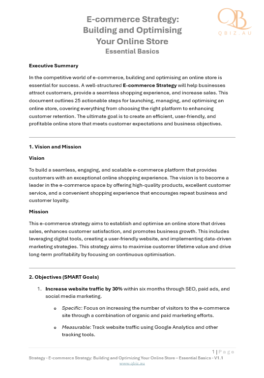E-commerce Strategy: Building and Optimising Your Online Store