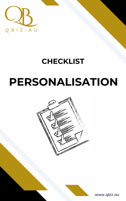 Checklist for Personalisation: Using Data to Tailor Customer Interactions and Improve Satisfaction